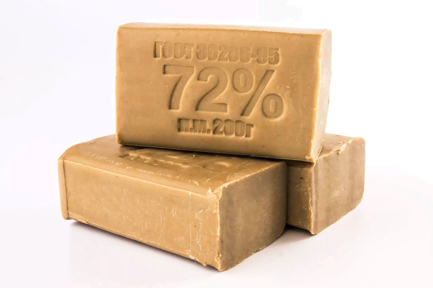 9312-1 Мыло хозяйственное 72%, 200гр, "Калужский блеск"-0